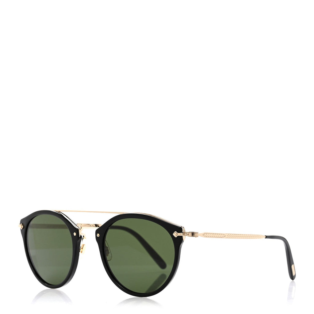 Oliver Peoples Round Sunglasses — Black OV5349S