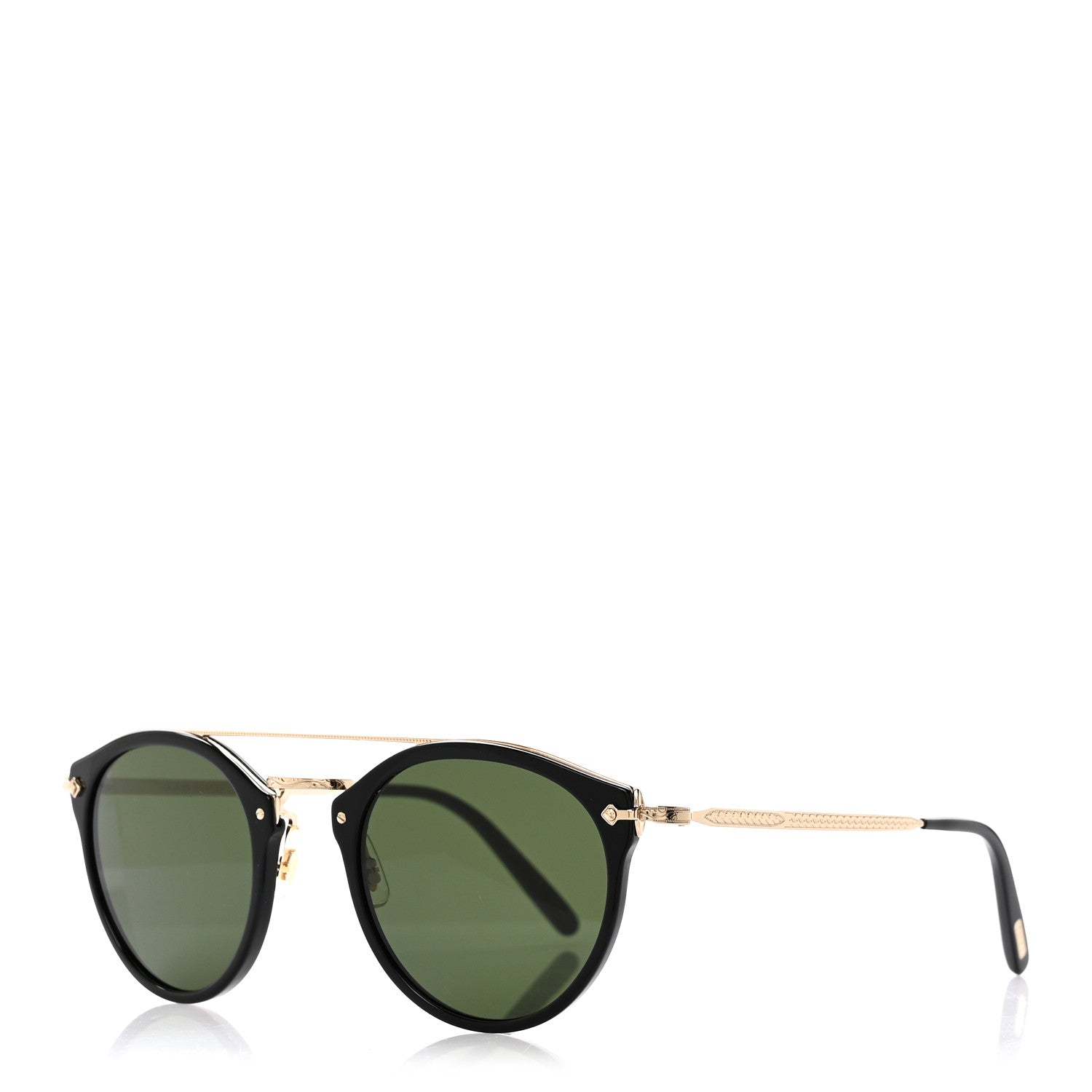 Oliver Peoples Round Sunglasses — Black OV5349S