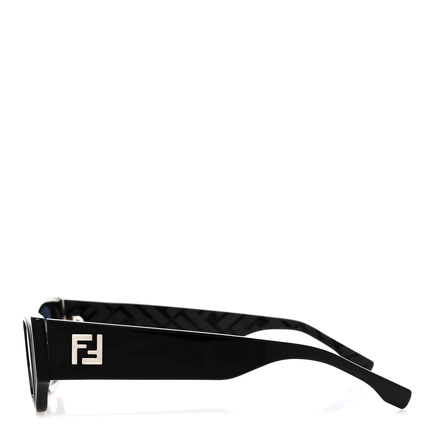 Fendi Oval Sunglasses — Black