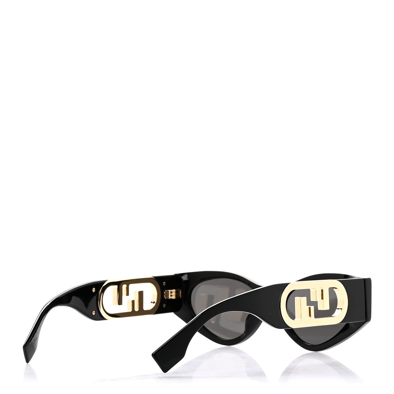 Fendi Cat-Eye Sunglasses — Black