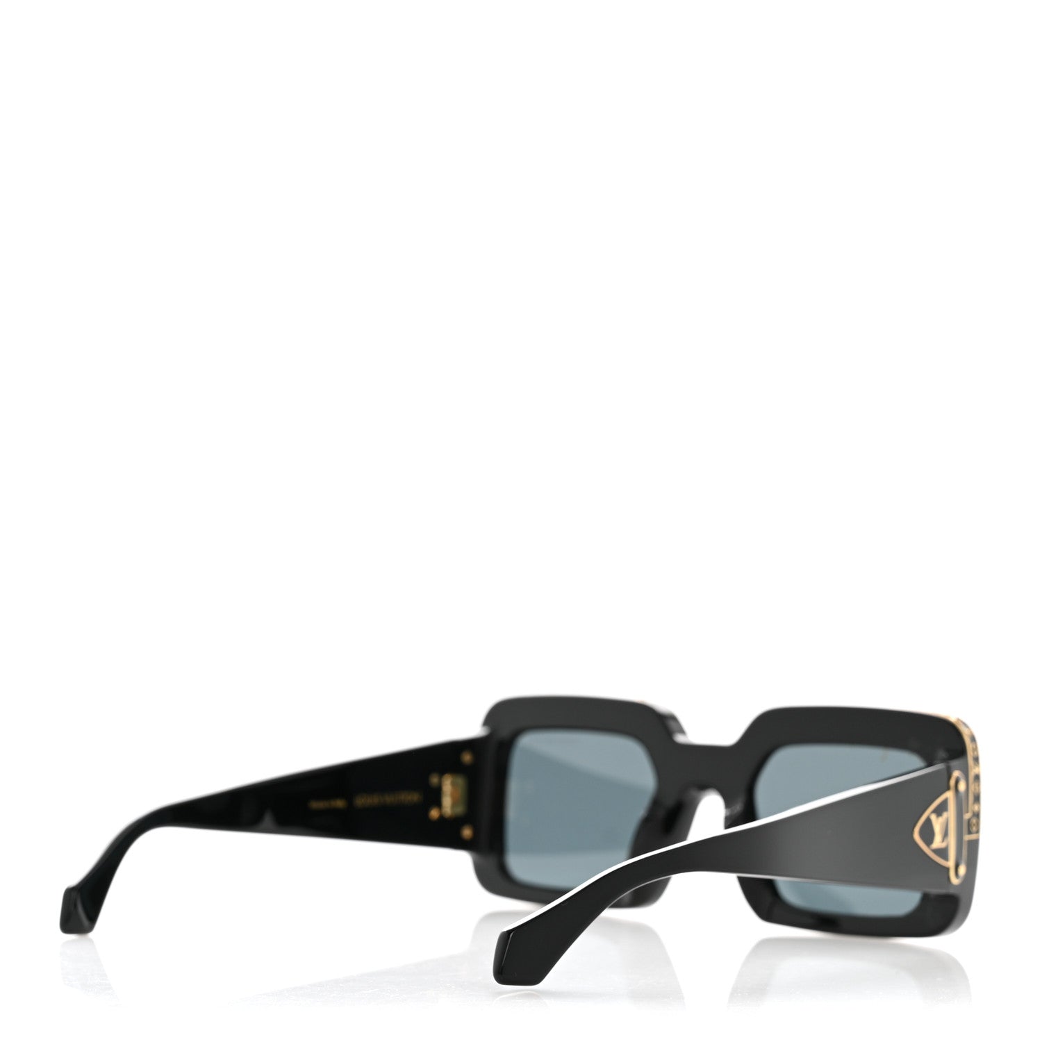 Louis Vuitton Square Sunglasses — Black Z1591W