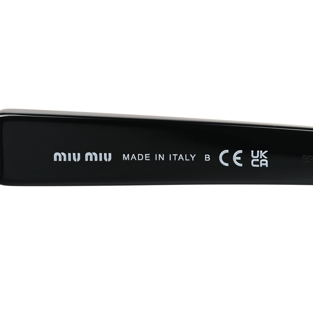Miu Miu Square Sunglasses — Black