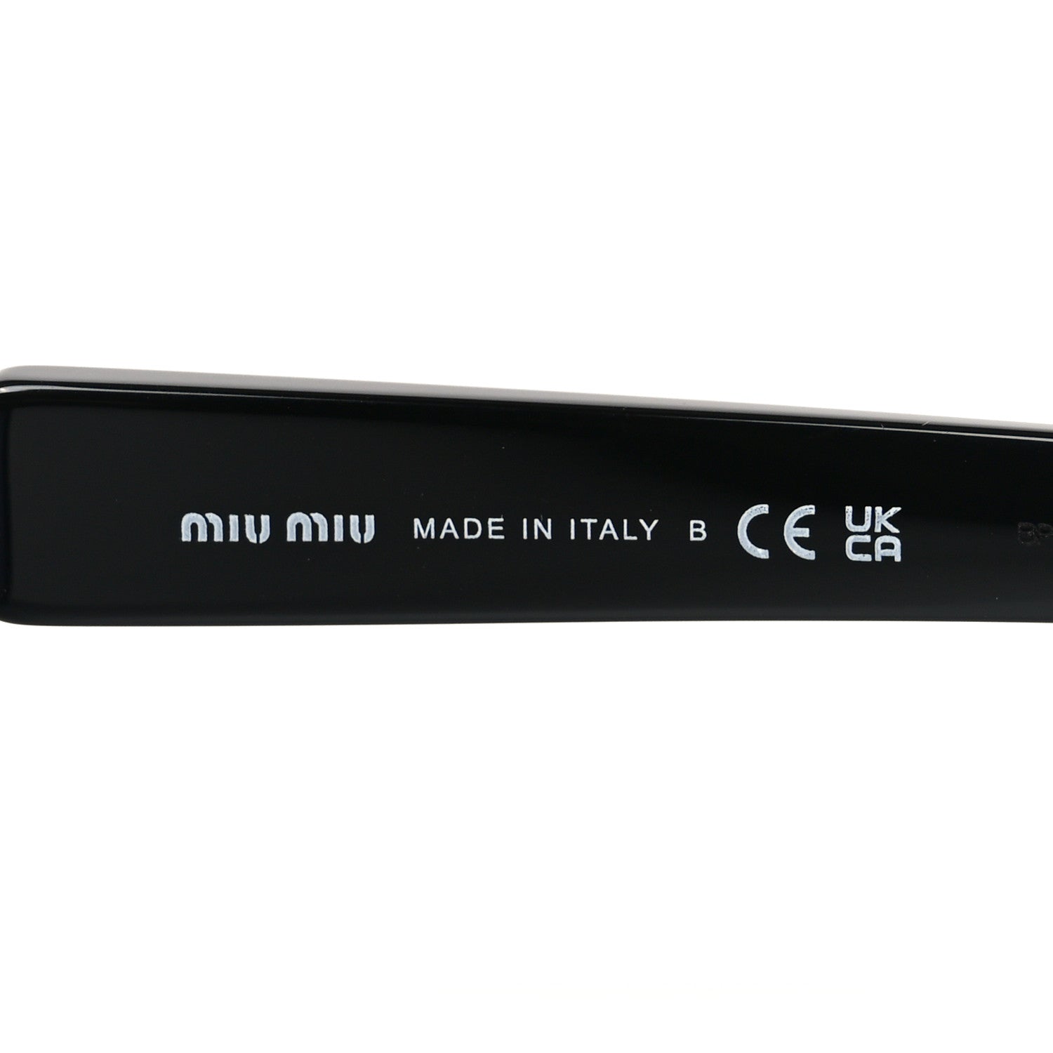 Miu Miu Square Sunglasses — Black