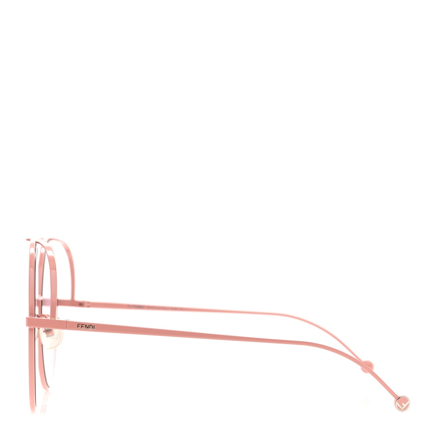 Fendi Round Sunglasses — Pink