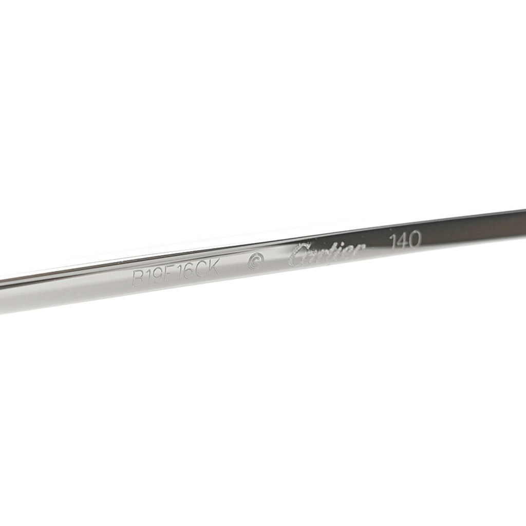 Cartier Aviator Sunglasses — Silver