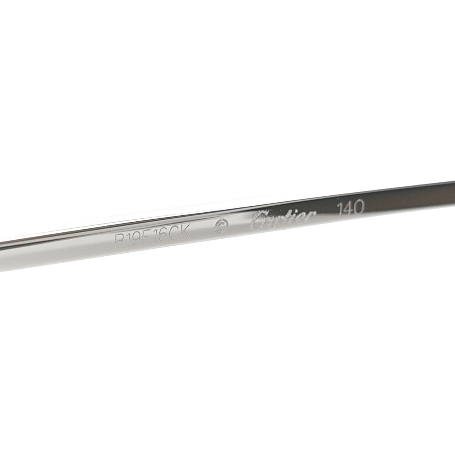 Cartier Aviator Sunglasses — Silver