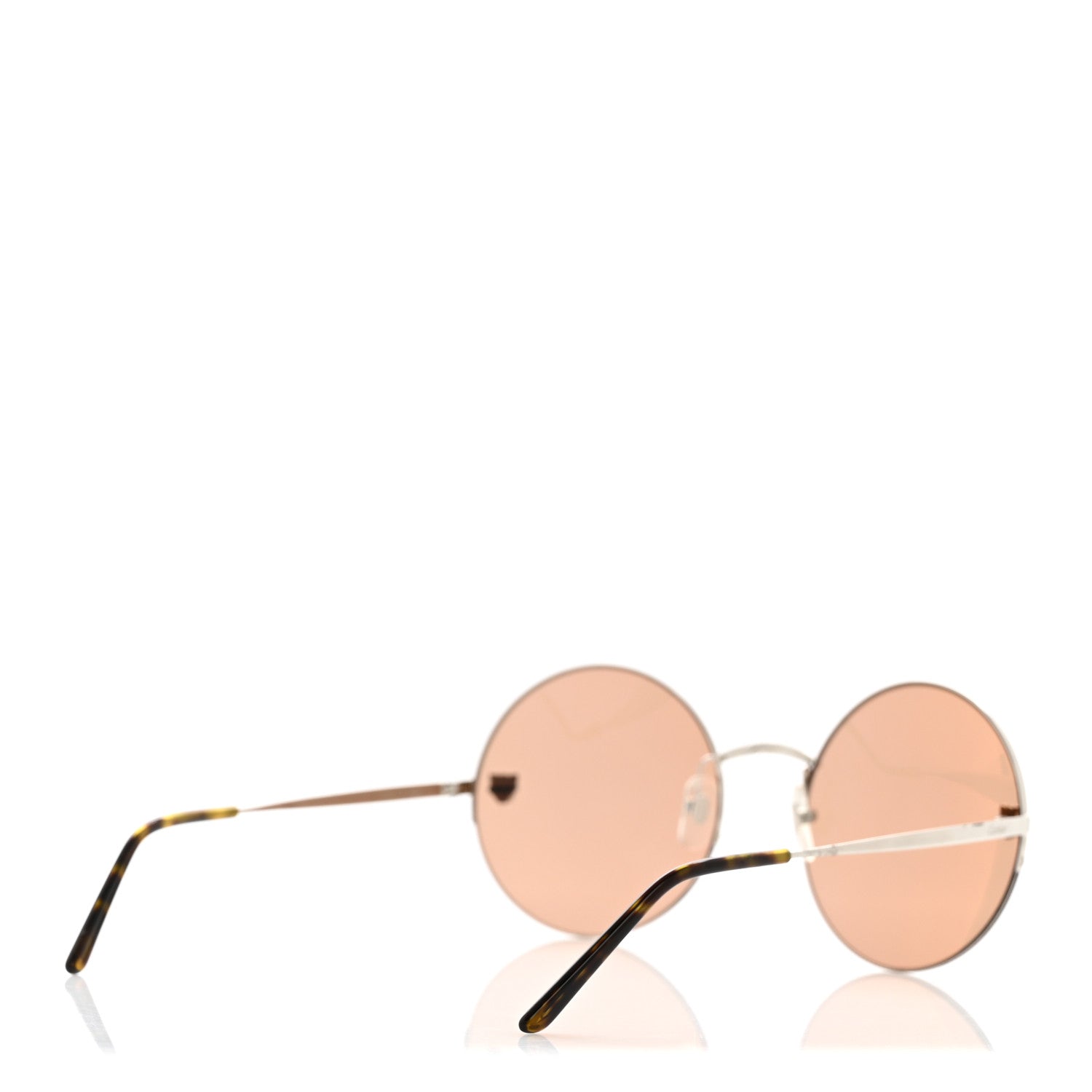 Cartier Round Sunglasses — Silver