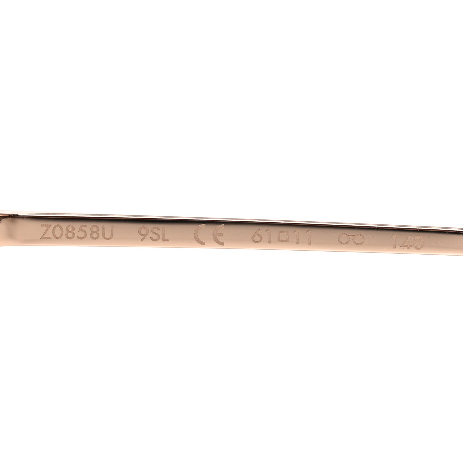 Louis Vuitton Aviator Sunglasses — Silver Z0858U