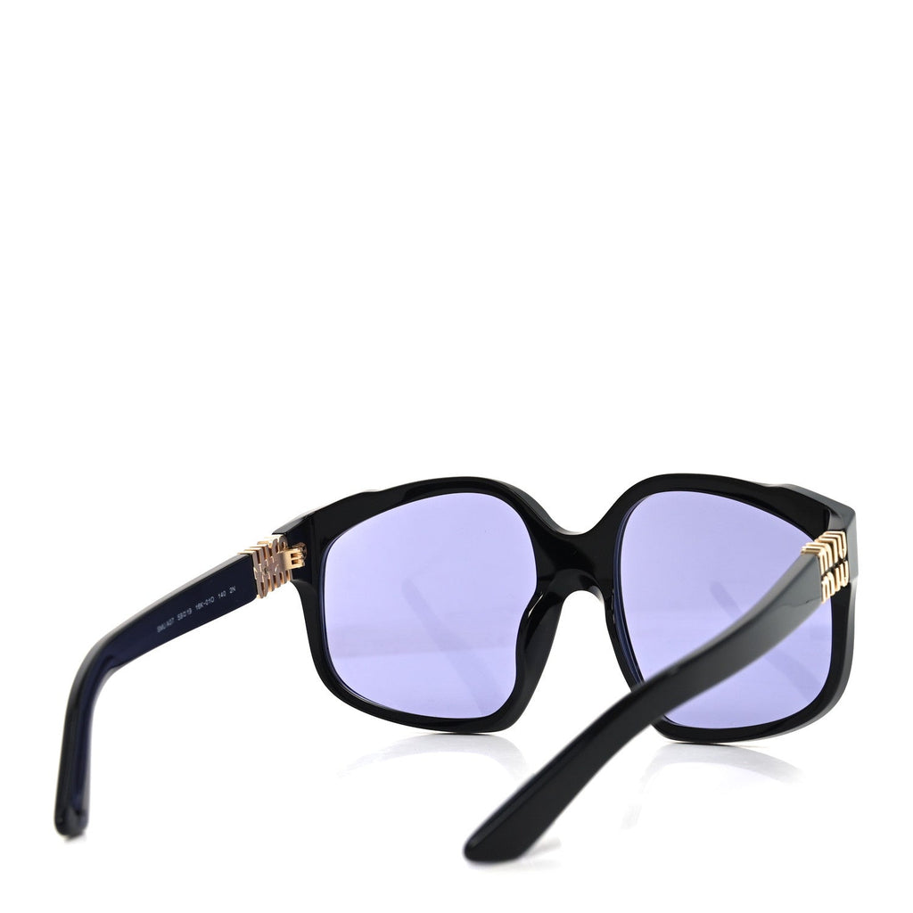 Miu Miu Square Sunglasses — Black