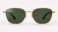 Zelvani Gold & Green Tint Glasses